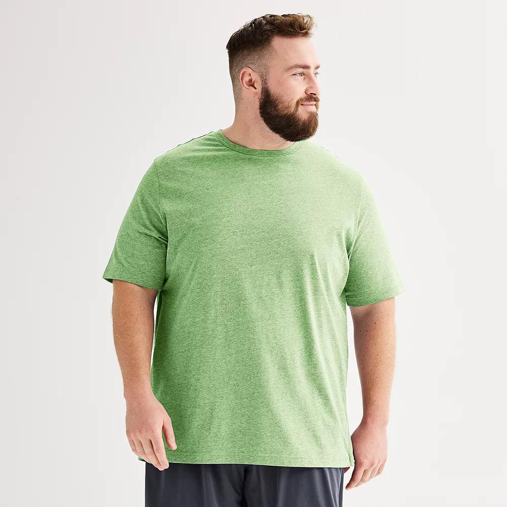 Big & Tall Tek Gear® Essential Gear Tee, Men's, Size: 4XB, Gray Product Image