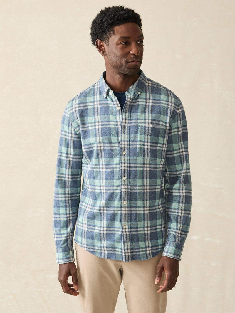 Coastline Knit Shirt (Tall) - Holbrook Island Plaid Product Image