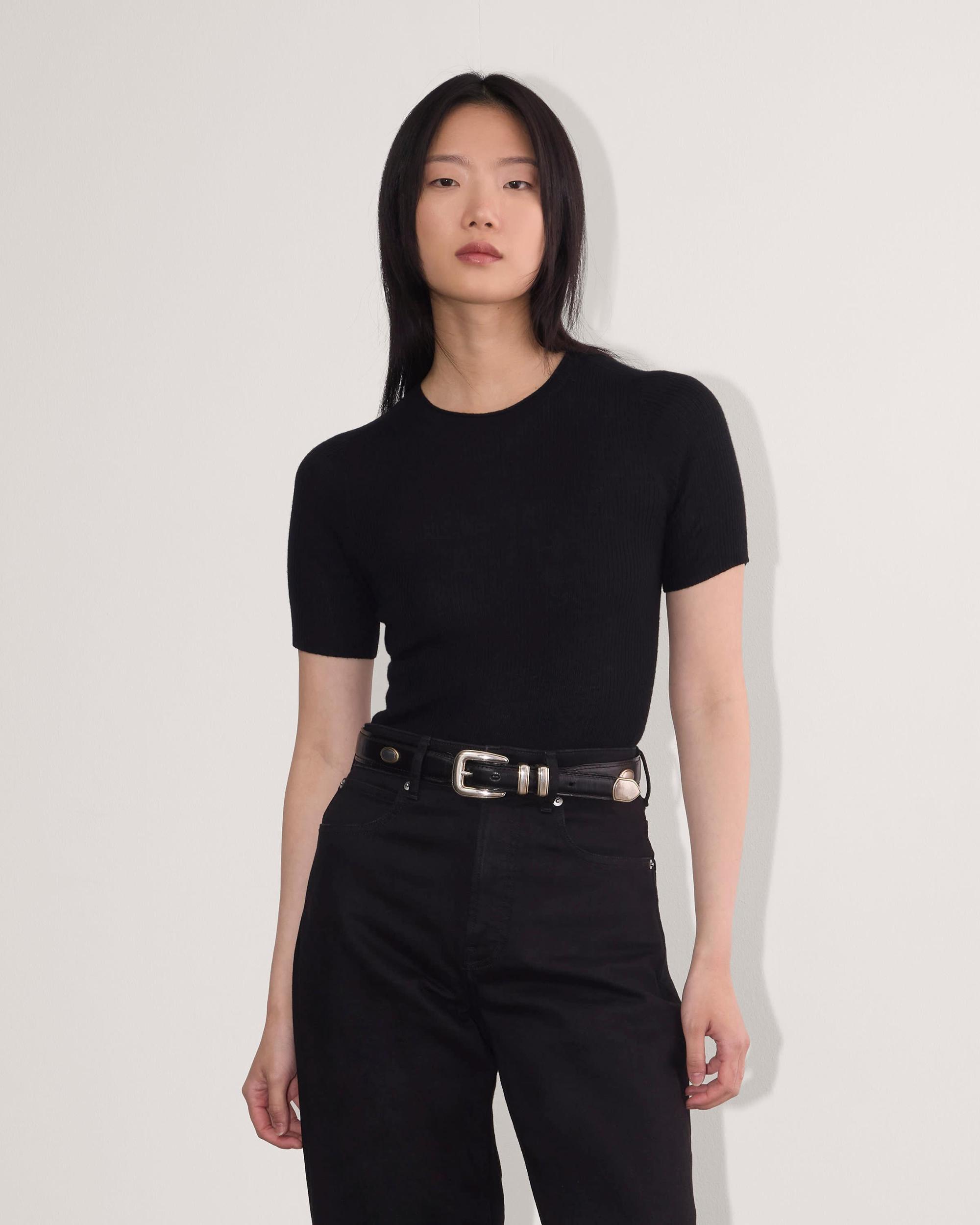 Womens Sweater T-Shirt in Ultrasoft Merino by Everlane Product Image
