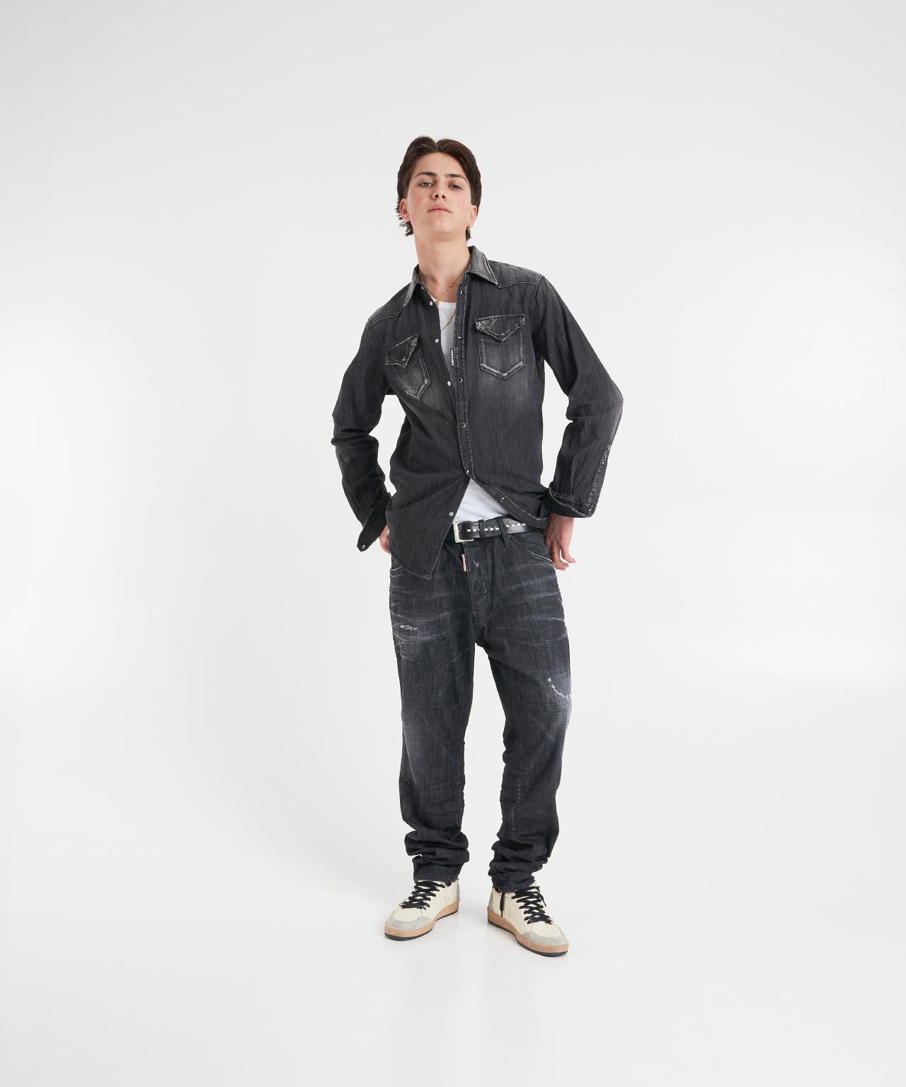 Western denim shirt Product Image