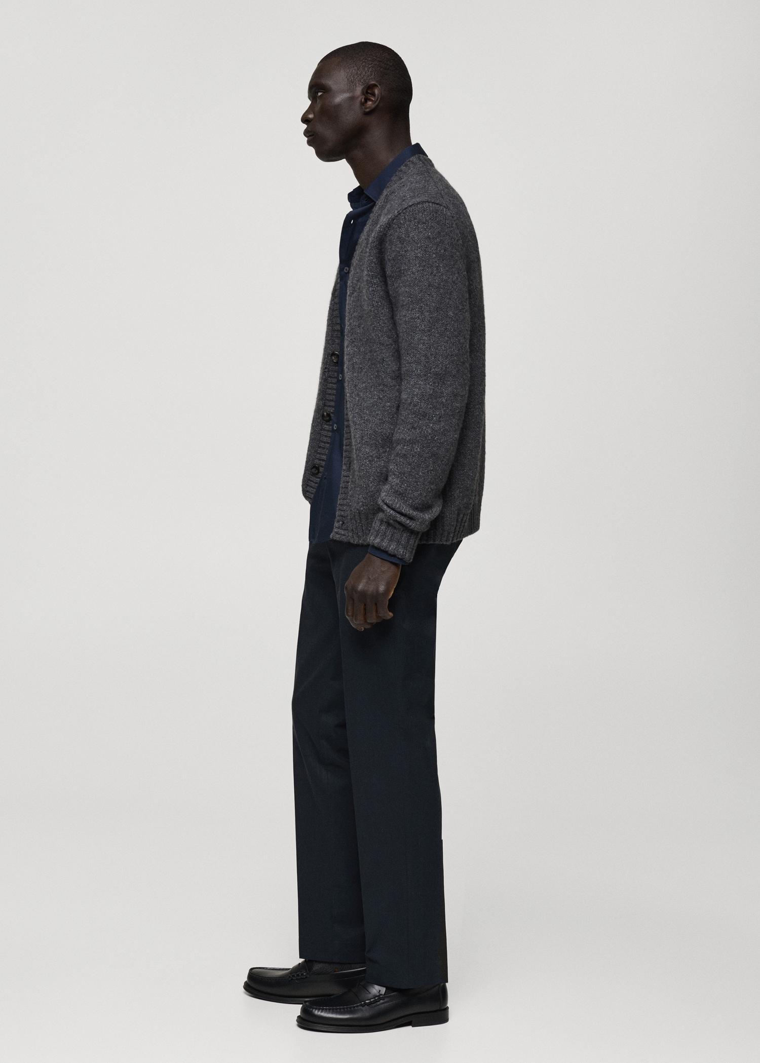 Regular-fit cotton pants - Men | MANGO USA Product Image