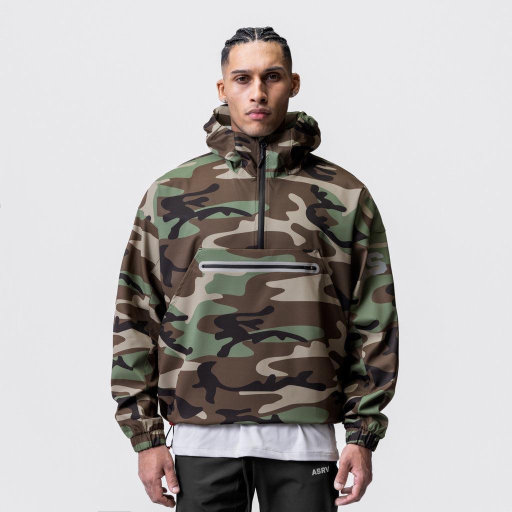 0717. Weather-Ready Anorak Jacket  - Woodland Camo Product Image