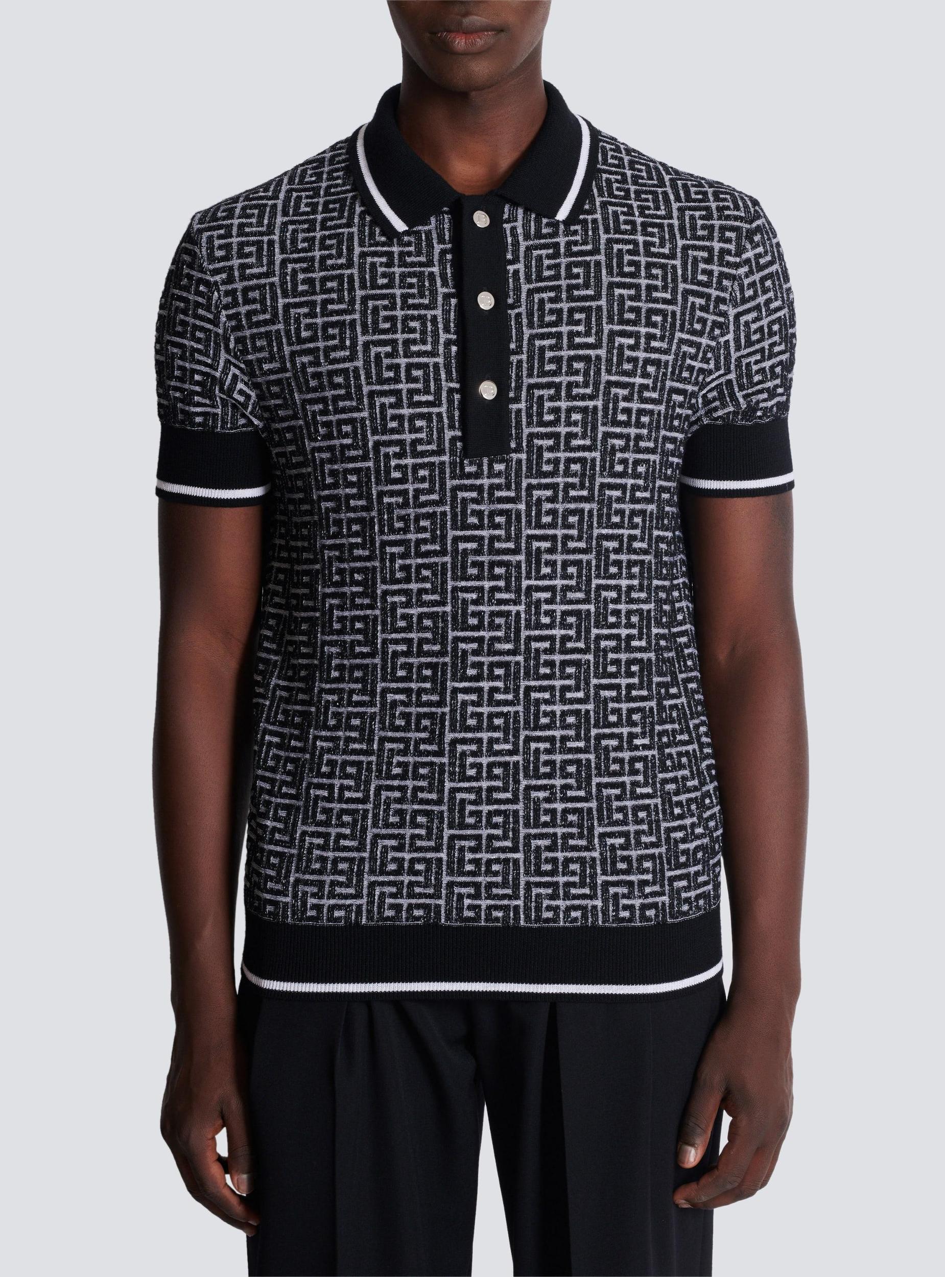 PB Labyrinth knit polo shirt Product Image
