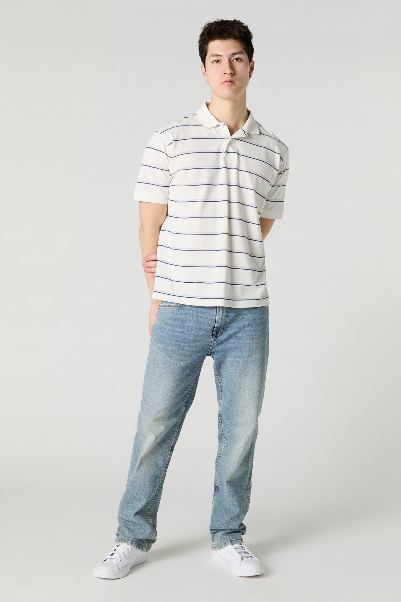 Striped Polo Top Male Product Image