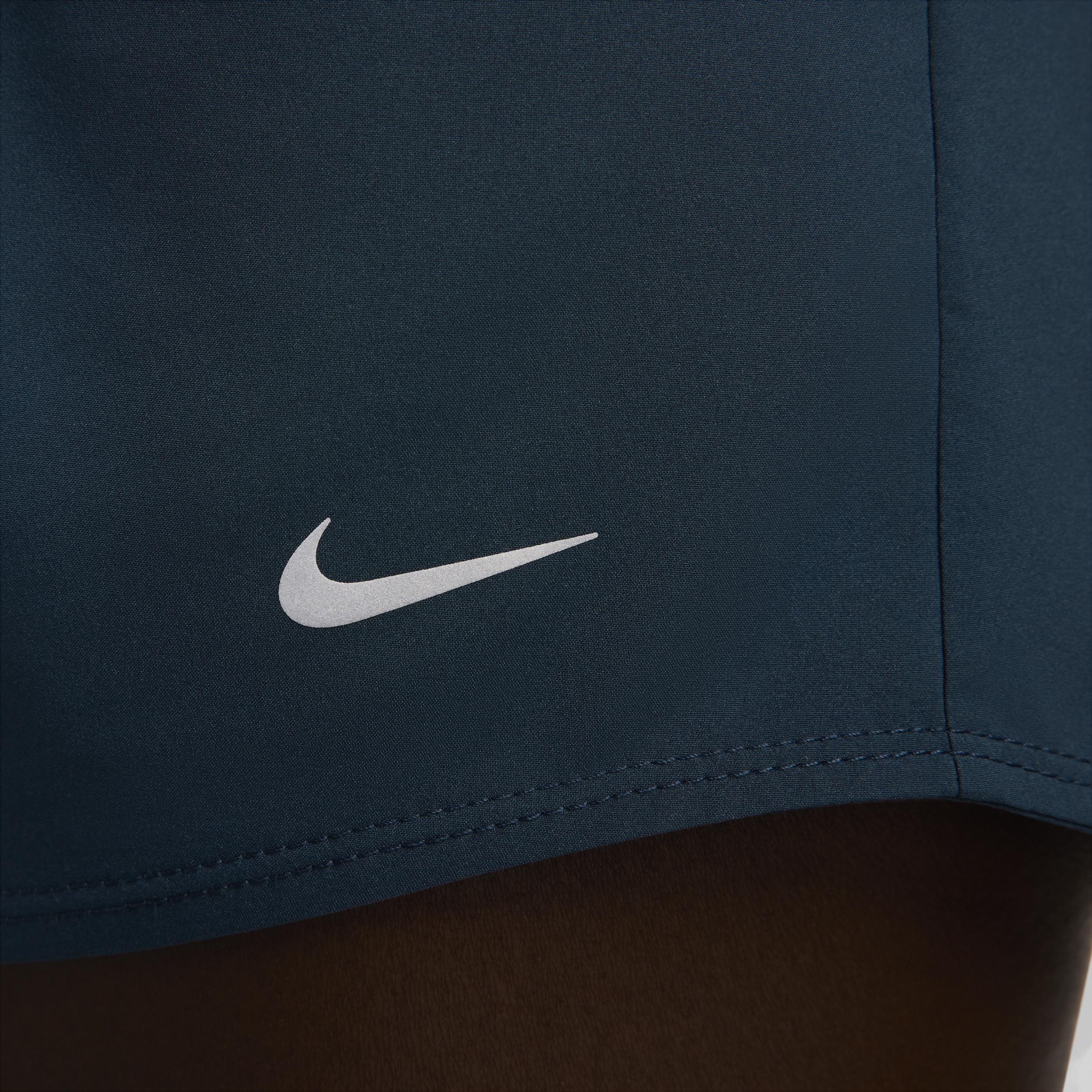 Nike Women's One Dri-FIT Mid-Rise 3" Brief-Lined Shorts Product Image