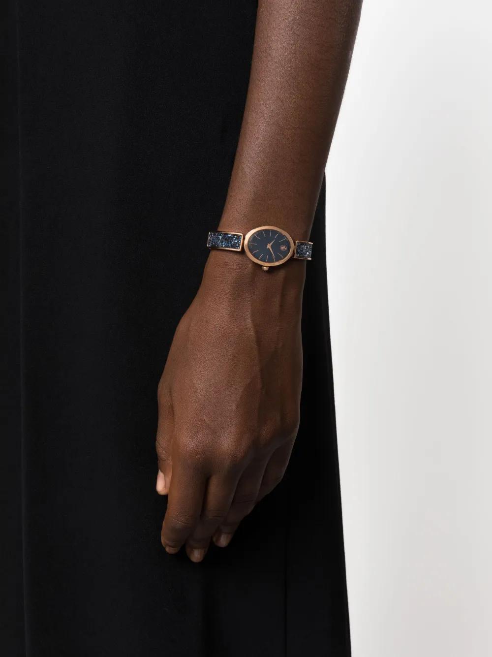 Crystal Rock oval watch Product Image