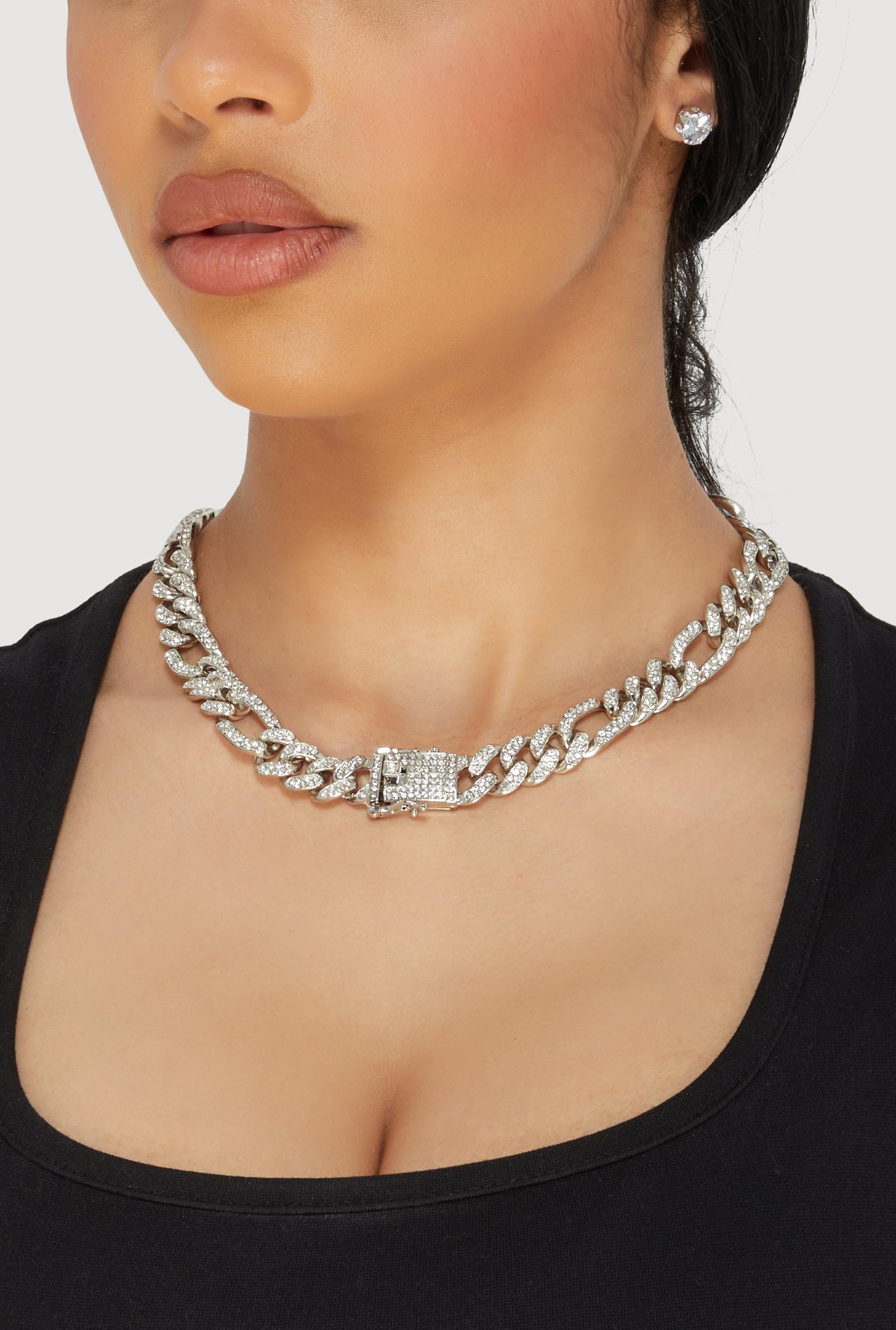 Circle Pendant Layered Necklace and Drop Earrings Female Product Image