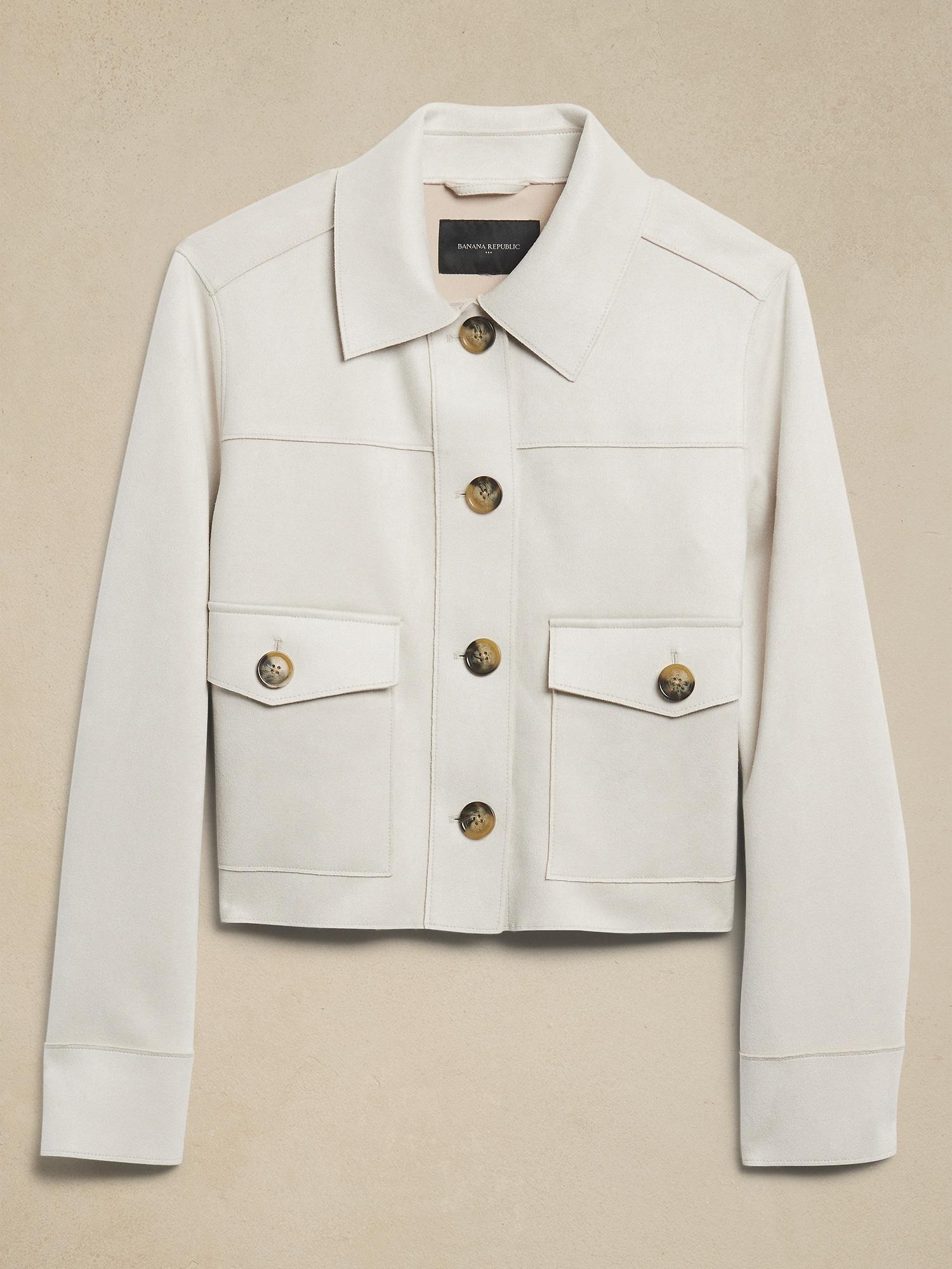Vegan Suede Short Jacket Product Image