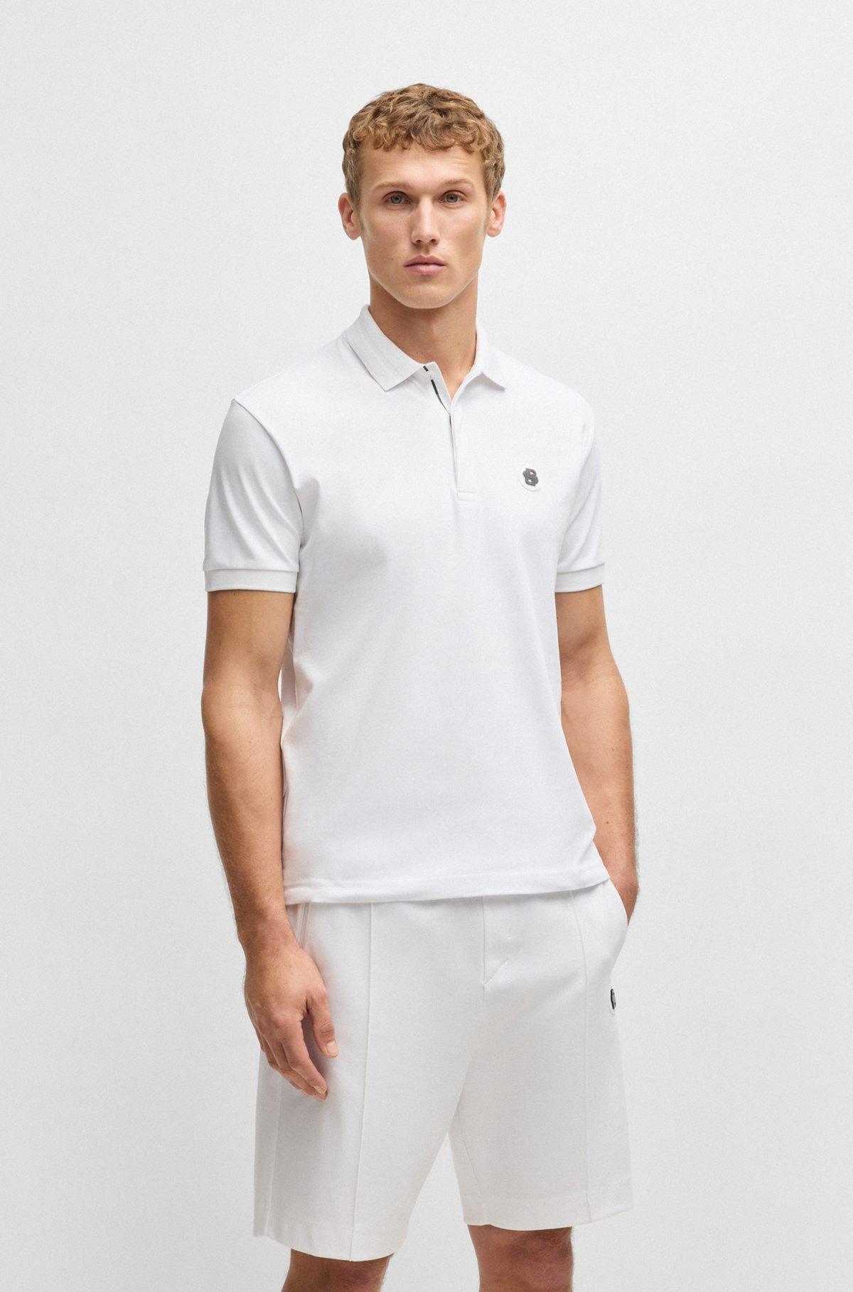 Paddy polo shirt in cooling cotton Product Image