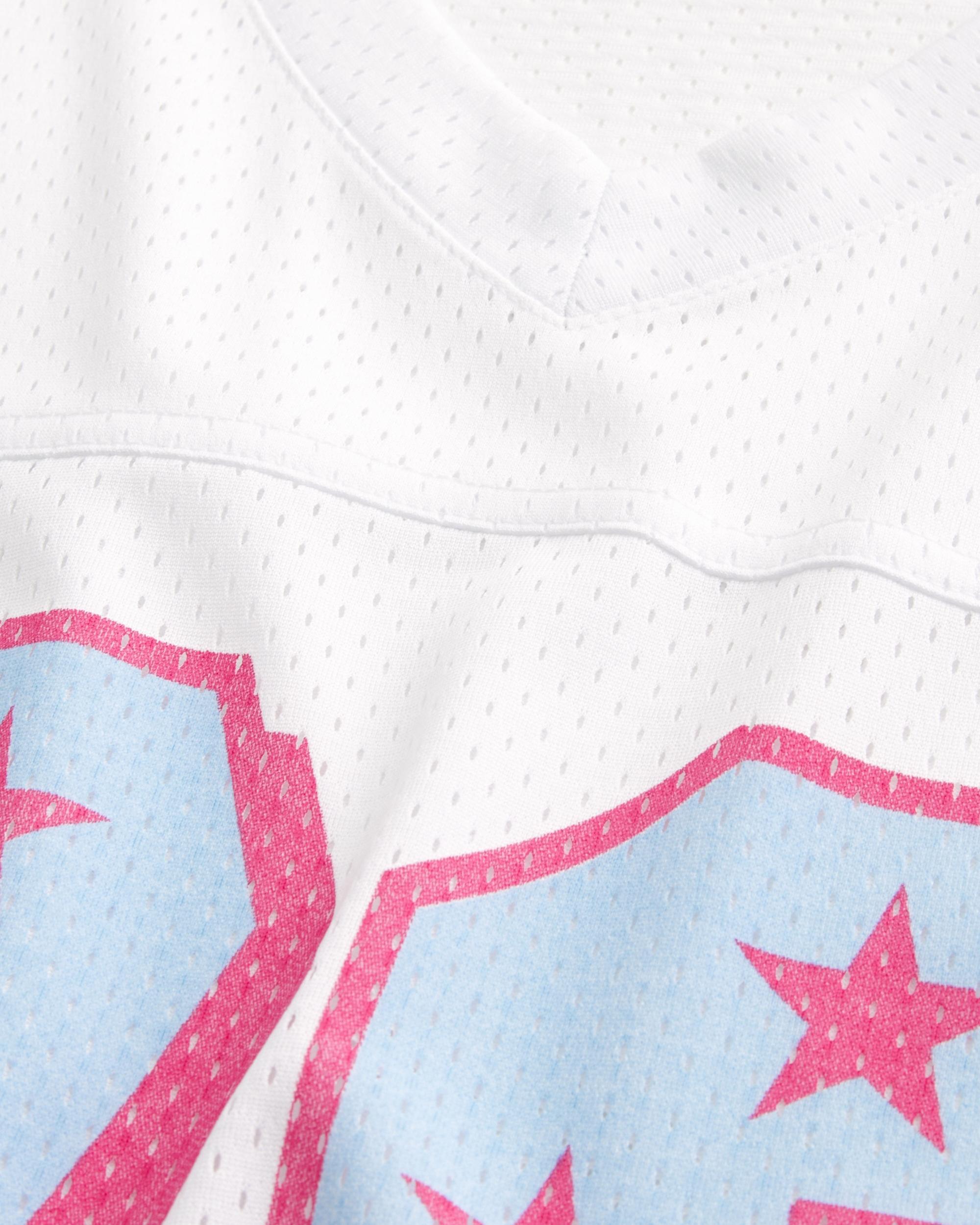 Boxy Crop Number Graphic Jersey Product Image