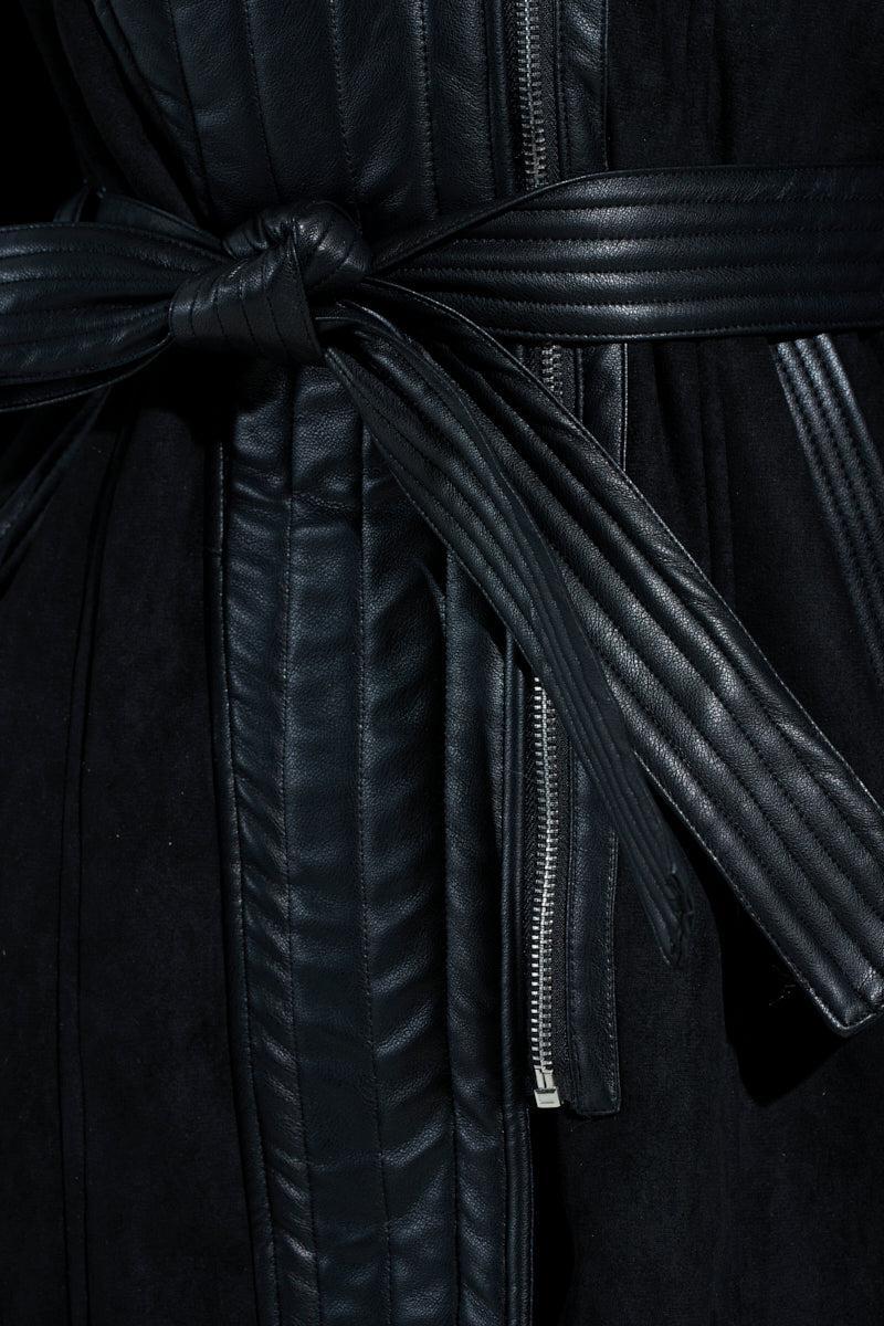GOODIE MIXED MEDIA COAT Product Image