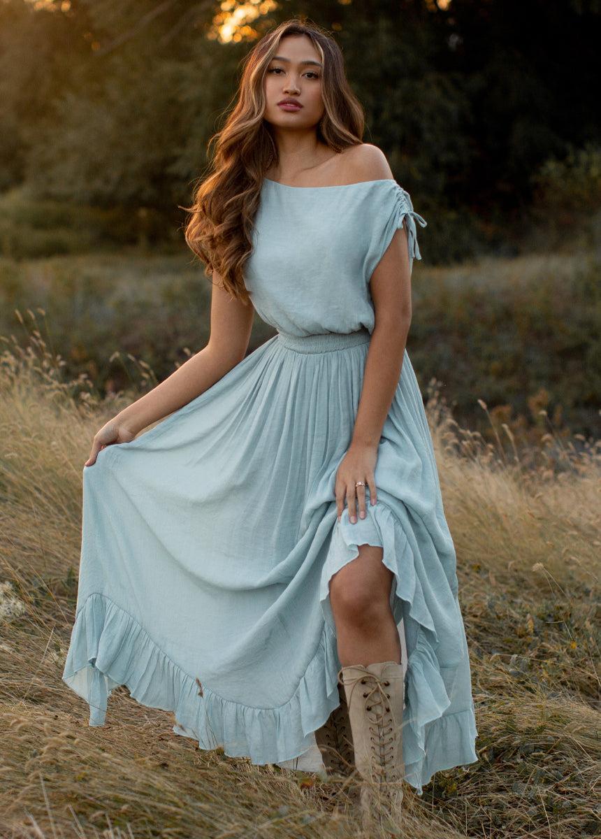 Gia Dress in Sky Blue Female Product Image