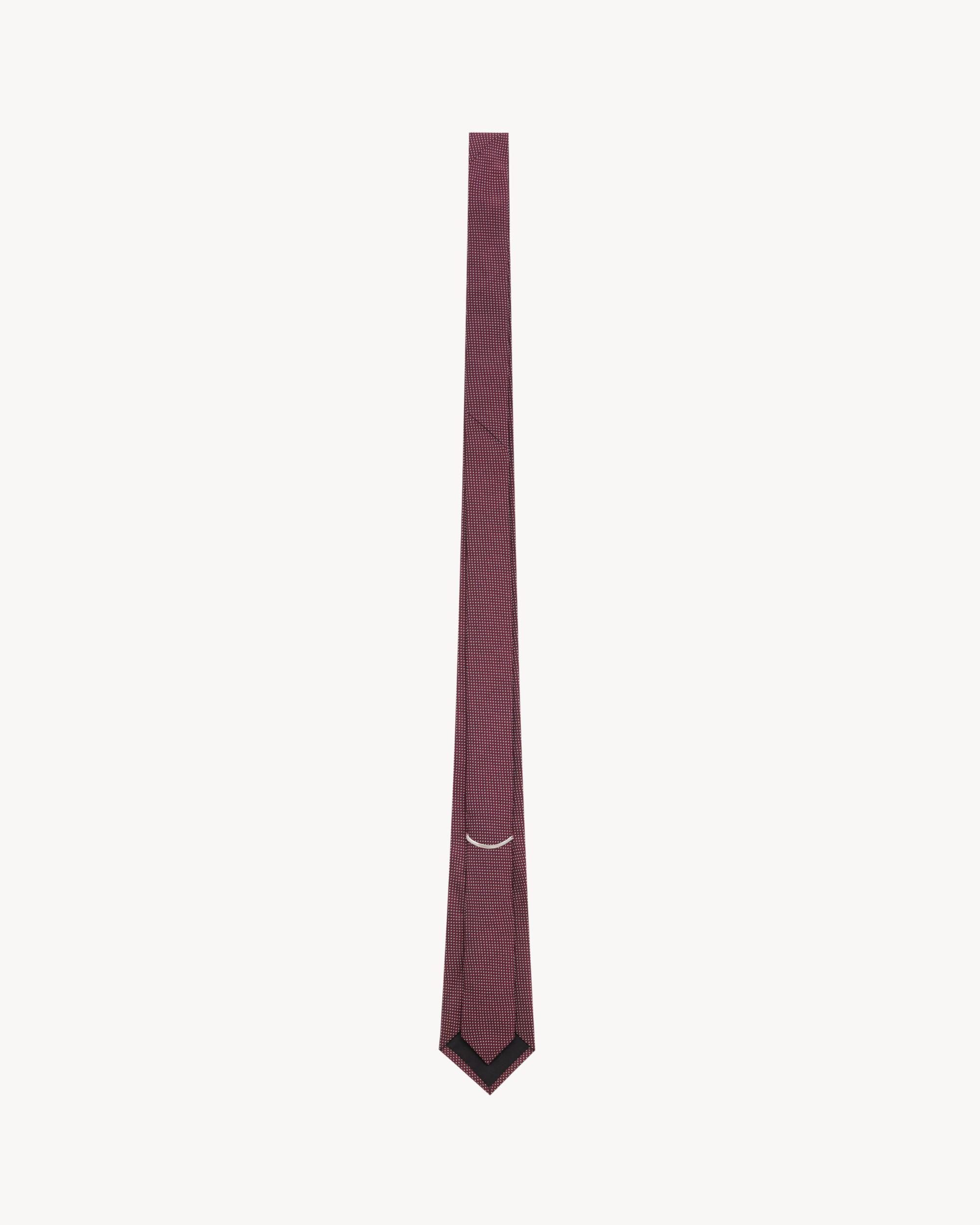 dotted tie in silk grosgrain Product Image