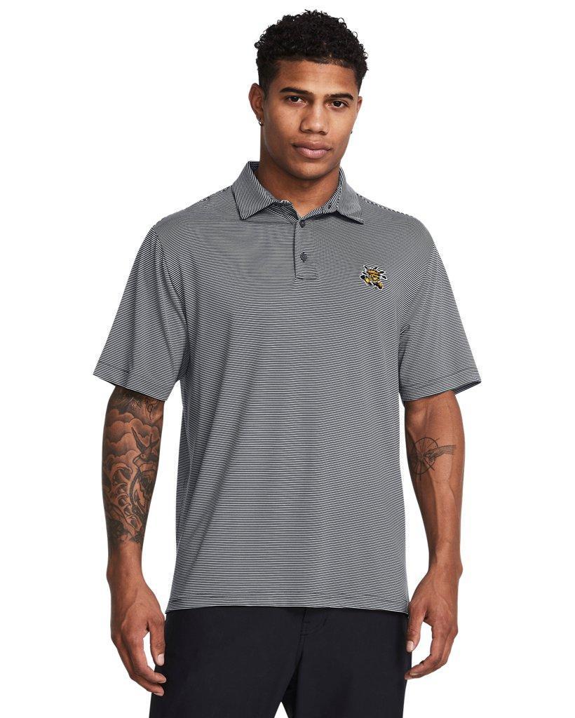Men's UA Tee To Green Collegiate Bridge Stripe Polo Product Image