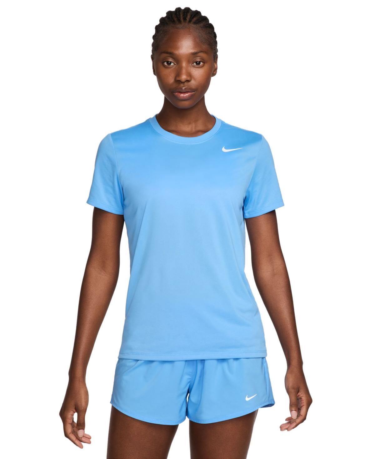 Women's Nike Dri-FIT Tee, Size: Medium, Tumbled Gray Product Image
