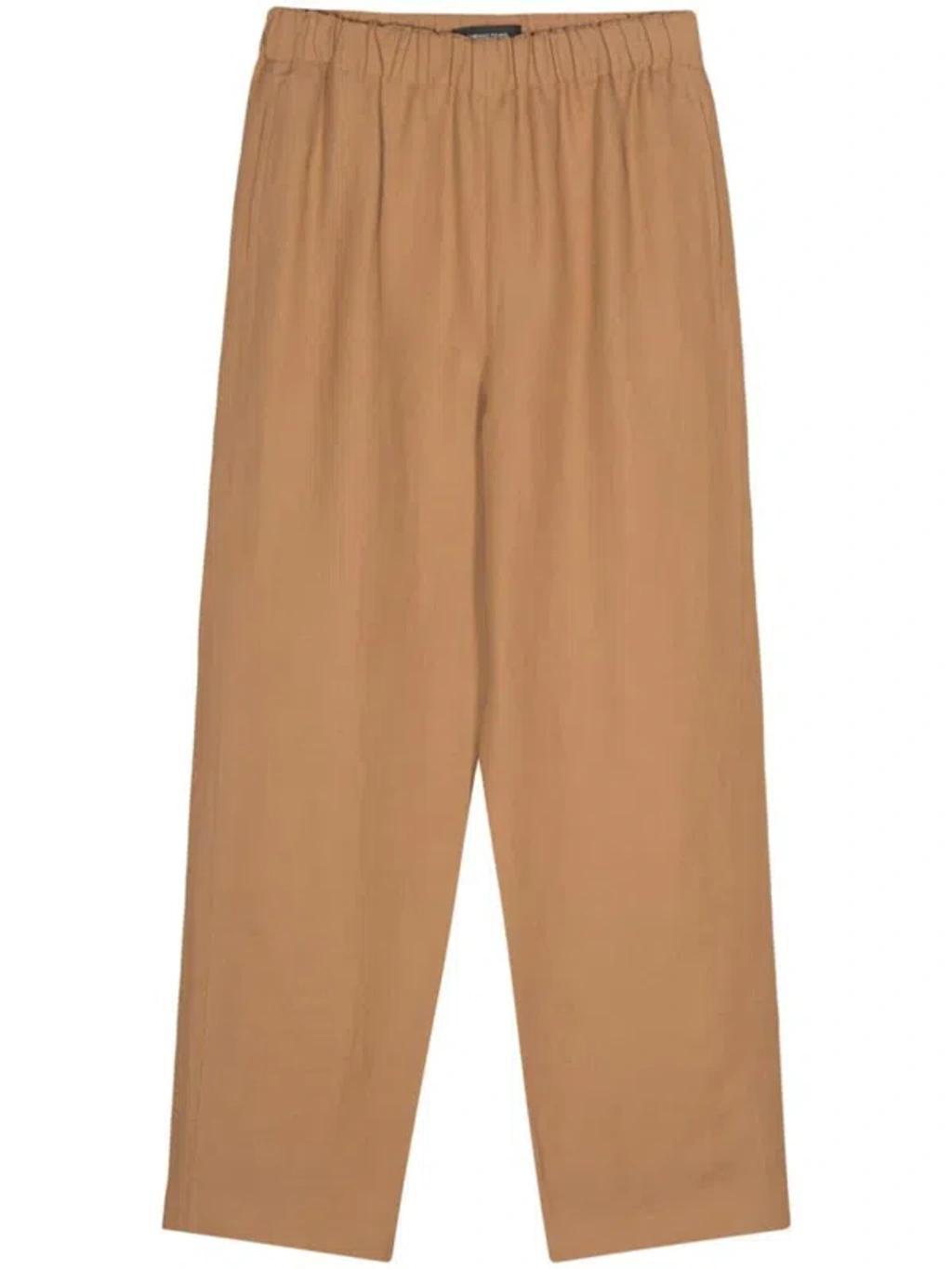 FABIANA FILIPPI High-waisted Trousers In Beige Product Image