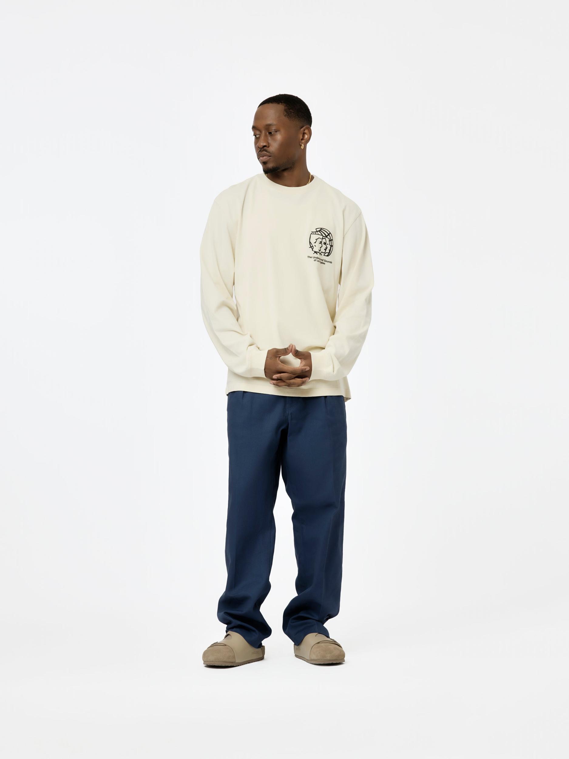 Underground L/S Tee (Cream) Product Image