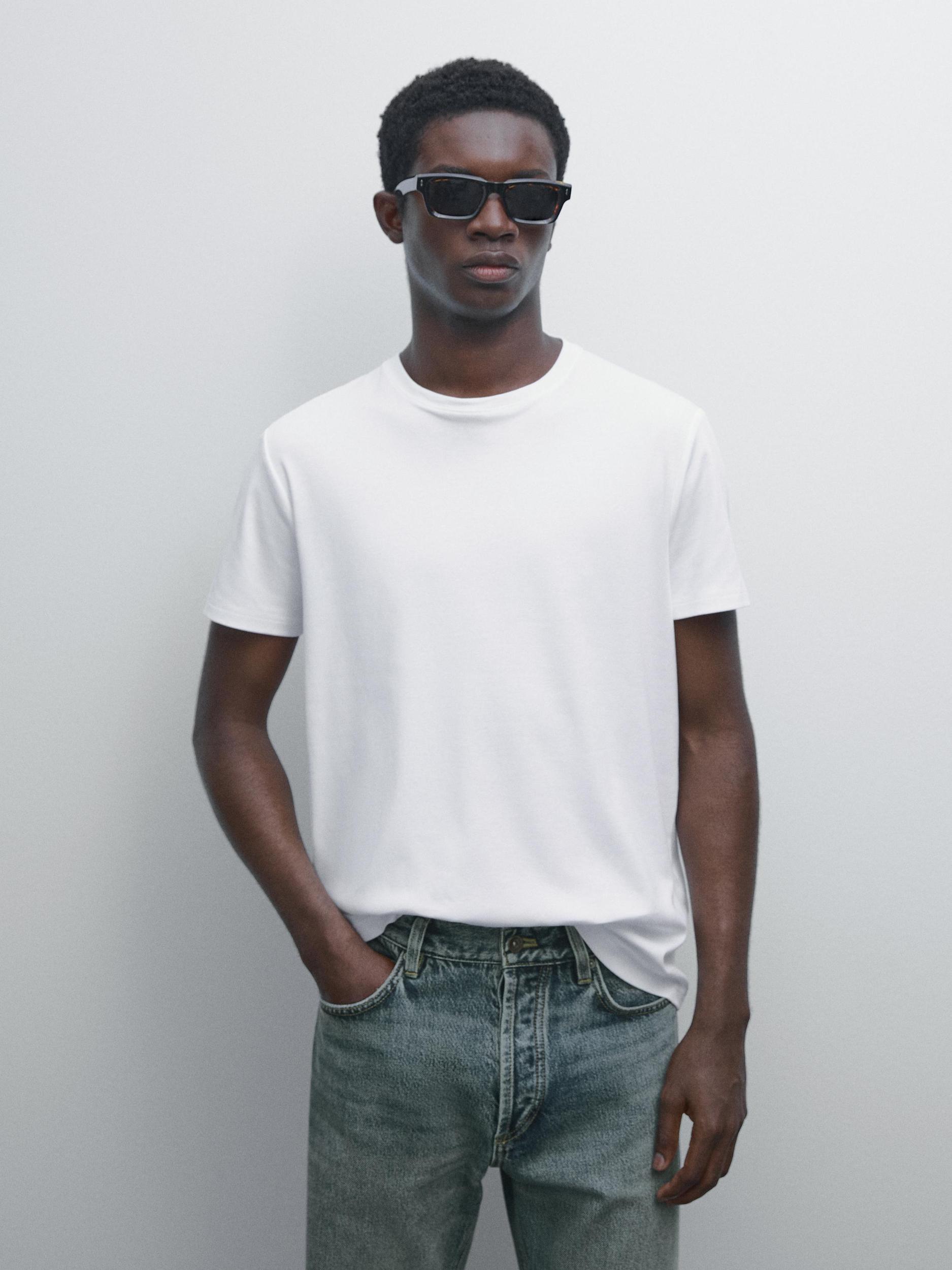 100% mercerised cotton T-shirt Product Image