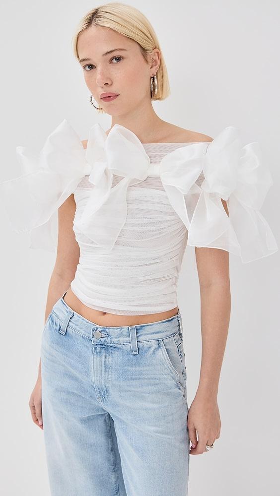 By Efrain Mogollon Lacitos Organza Top | Shopbop Product Image