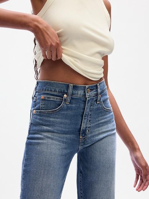 High Rise Kick Fit Jeans Product Image