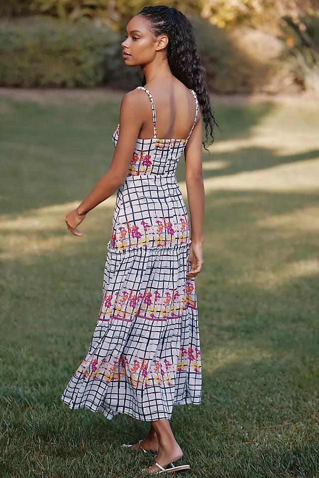 Ro's Garden Brittany Tiered Midi Dress Product Image