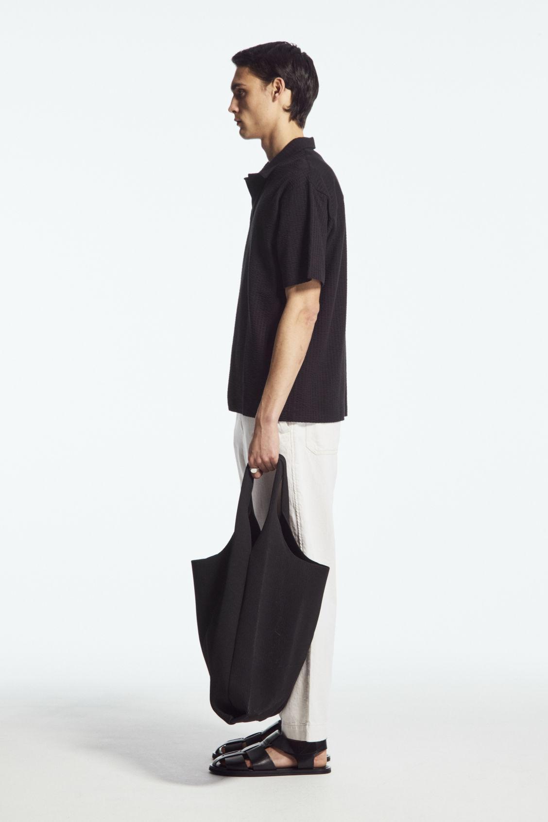 RELAXED SEERSUCKER COTTON POLO SHIRT Product Image