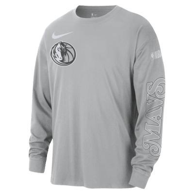 Dallas Mavericks Courtside City Edition Nike Men's NBA Max90 Long-Sleeve T-Shirt Product Image