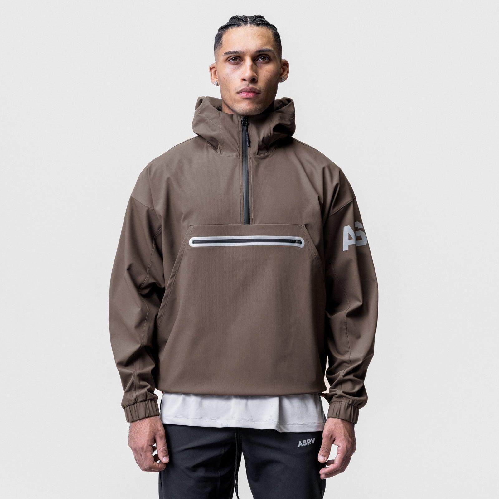 0717. Weather-Ready Anorak Jacket  - Deep Taupe Product Image