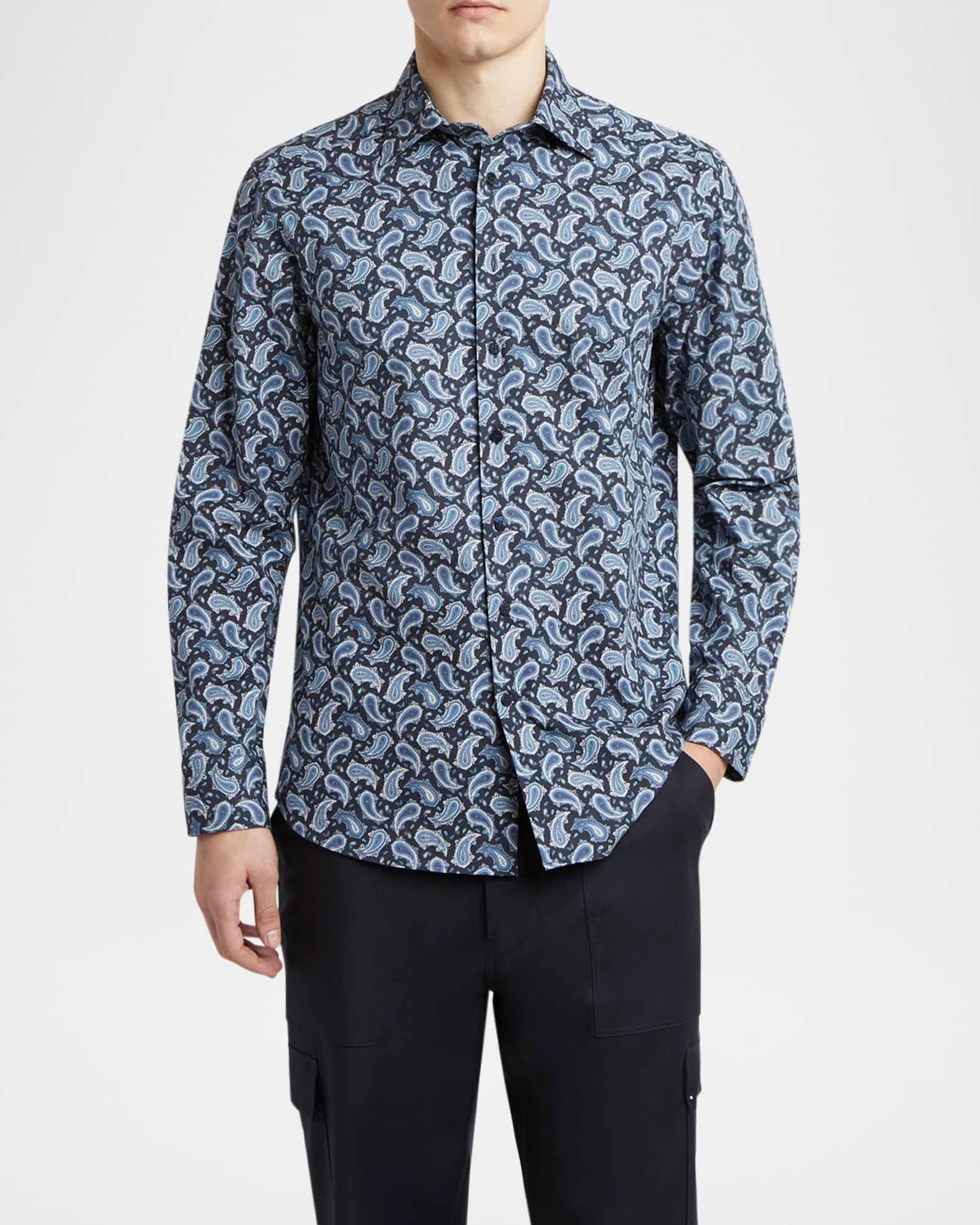 Men's Paisley Stretch Sport Shirt Product Image