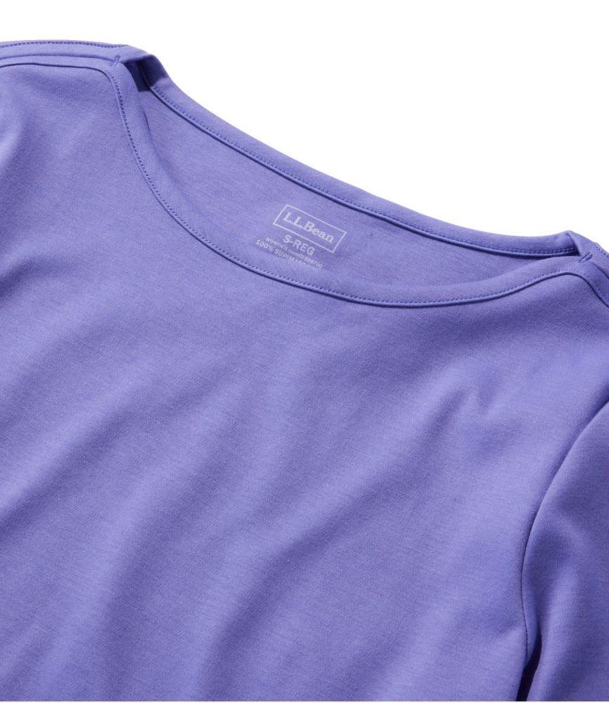 
                            
                                
                                    
                                
                            Women's Pima Cotton Tee, Elbow-Sleeve Boatneck
                         Product Image