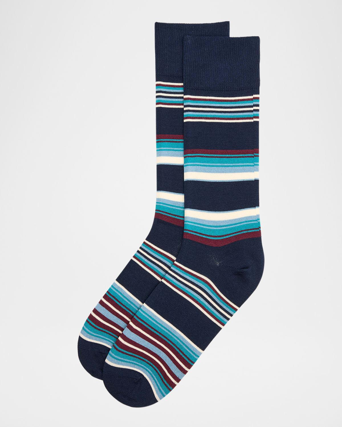 Mens Howard Stripe Crew Socks Product Image