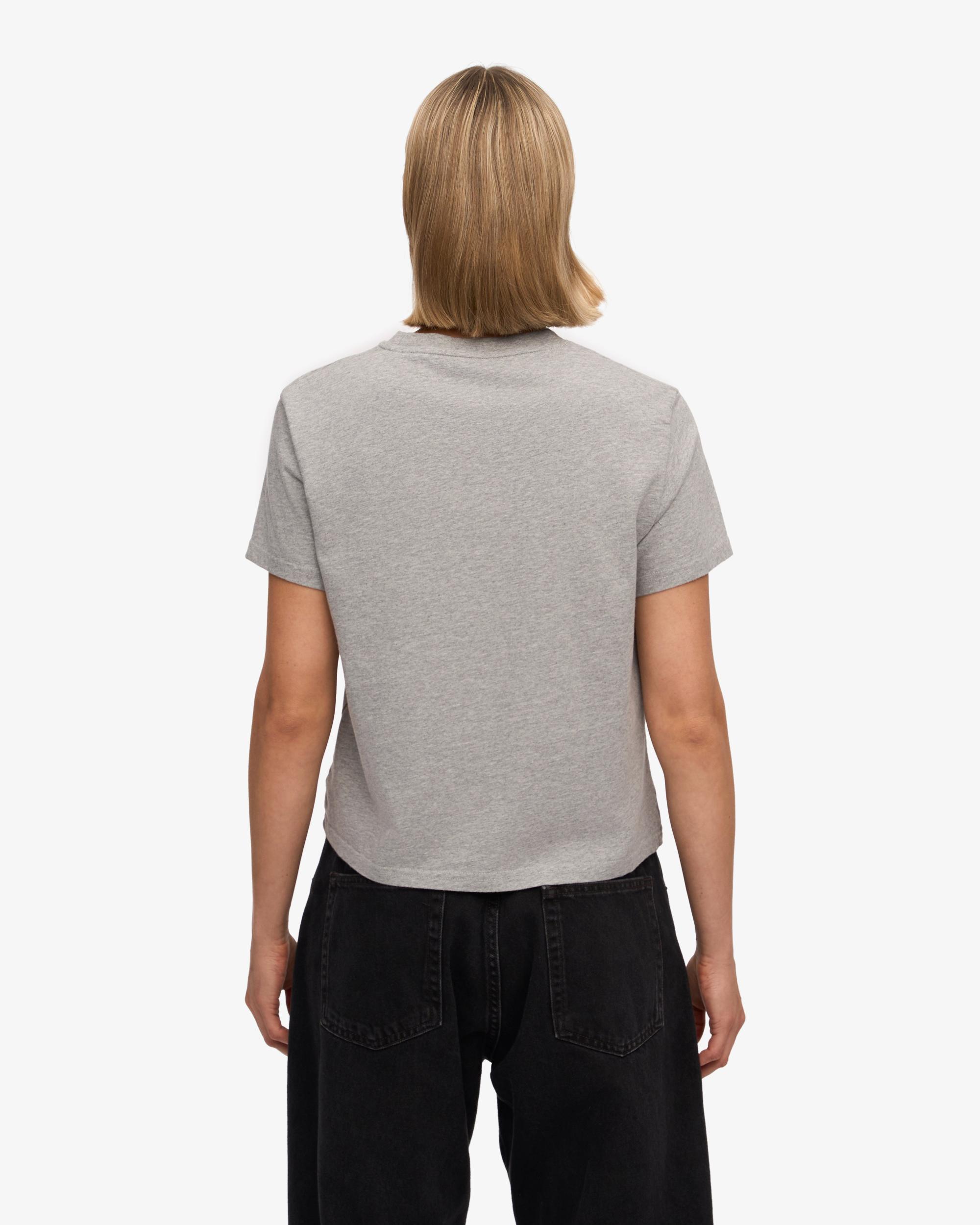 Organic Boxy Crop Tee - Burned Yellow Product Image