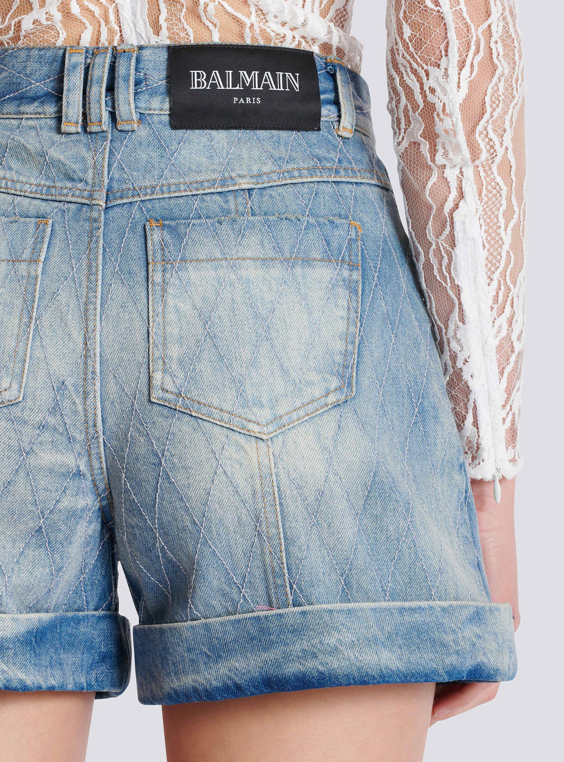 Short Diamond denim shorts Product Image