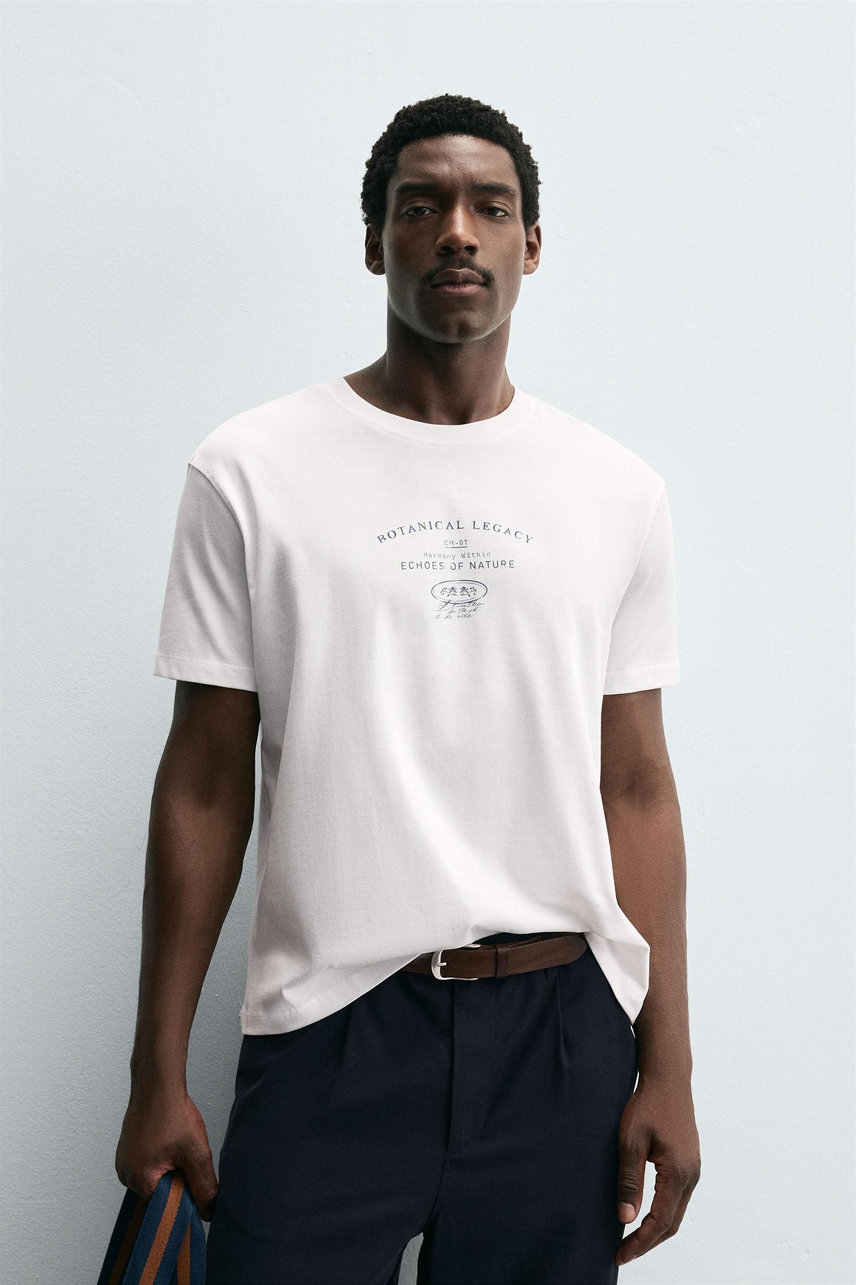 TEXT PRINT T-SHIRT Product Image