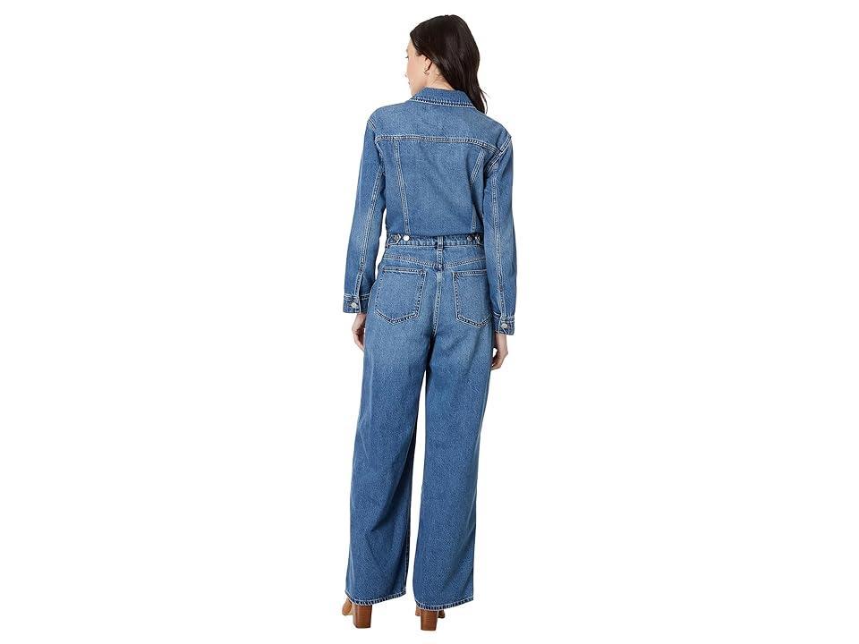 Madewell Denim Wide-Leg Coverall Jumpsuit in Byrne Wash (Byrne Wash) Women's Jeans Product Image