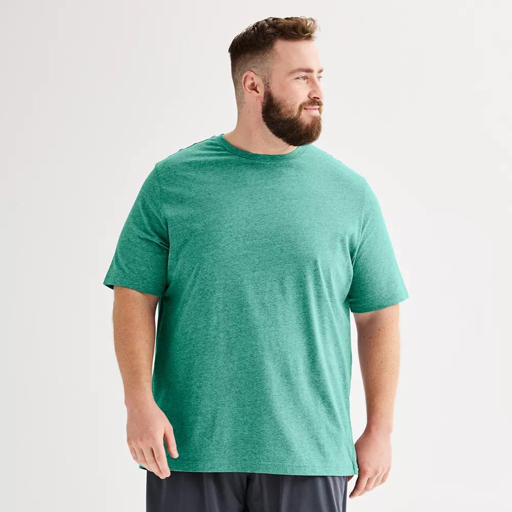Big & Tall Tek Gear® Essential Gear Tee, Men's, Size: 4XB, Gray Product Image