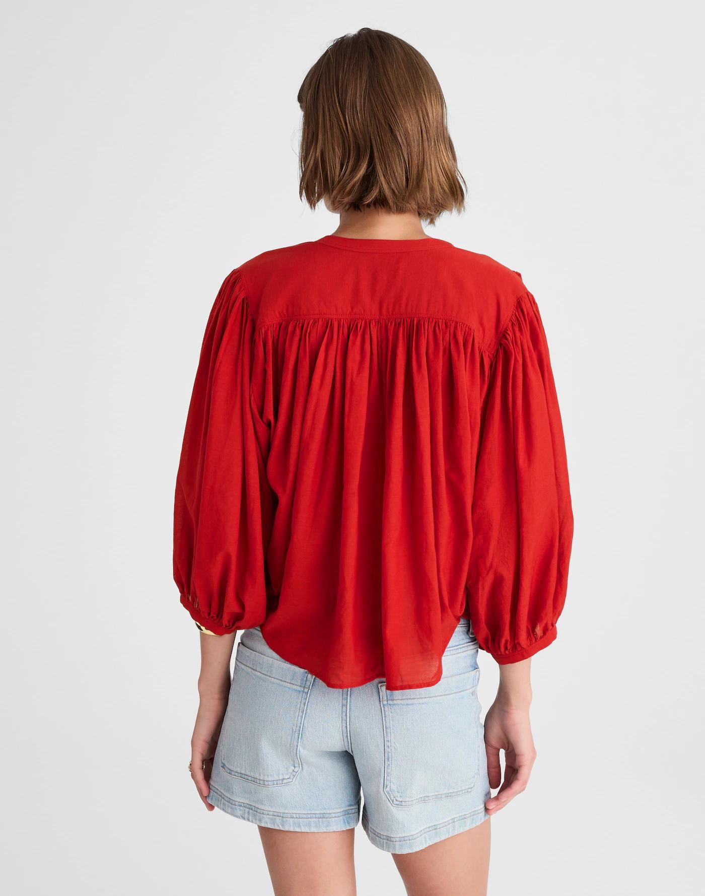 Balloon-Sleeve Top Product Image