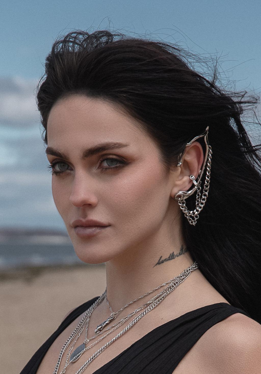Alma Chain Cuff Earring Product Image