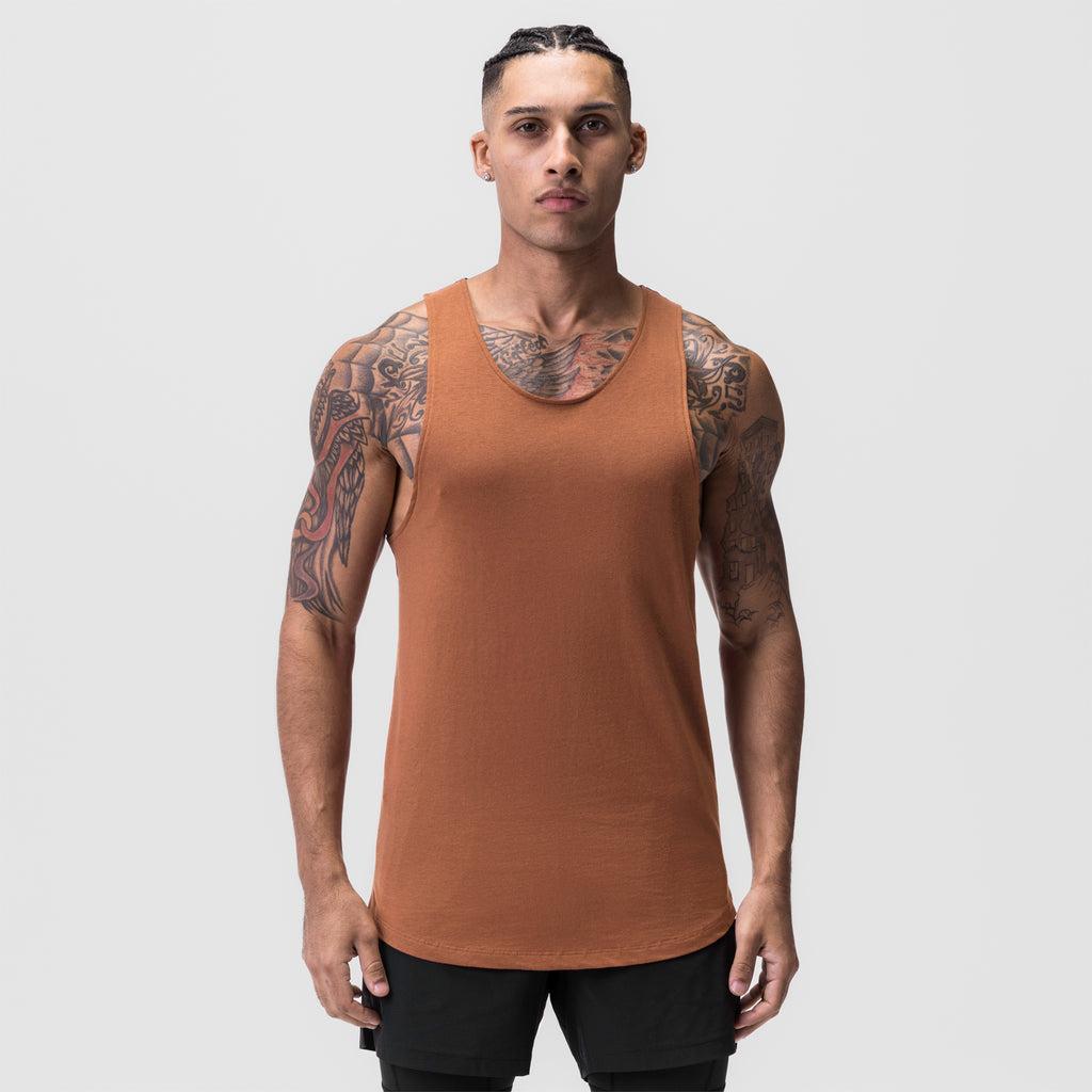 0808. Supima® Vented Tank - Rust Product Image