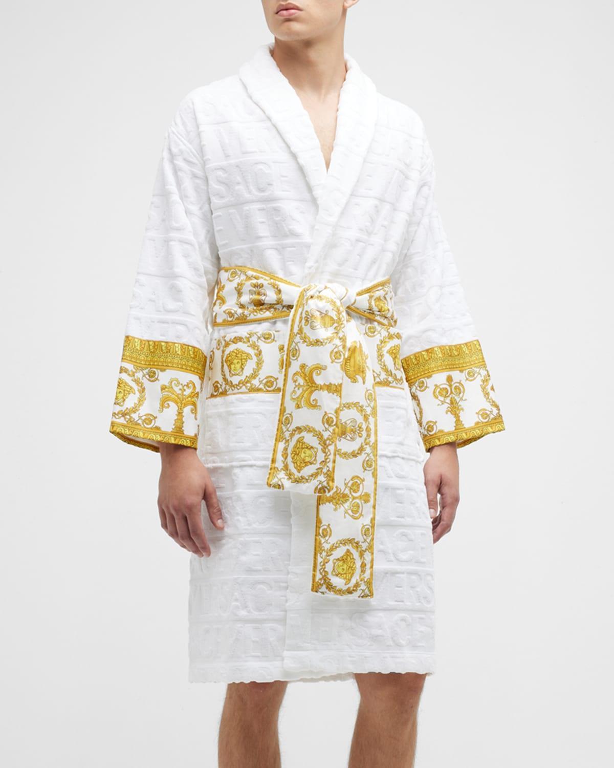 Mens Logo Baroque Bathrobe Product Image