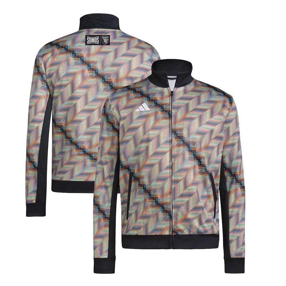 Mens adidas Black FC Cincinnati 2024 Hispanic Heritage Full-Zip Track Jacket Product Image
