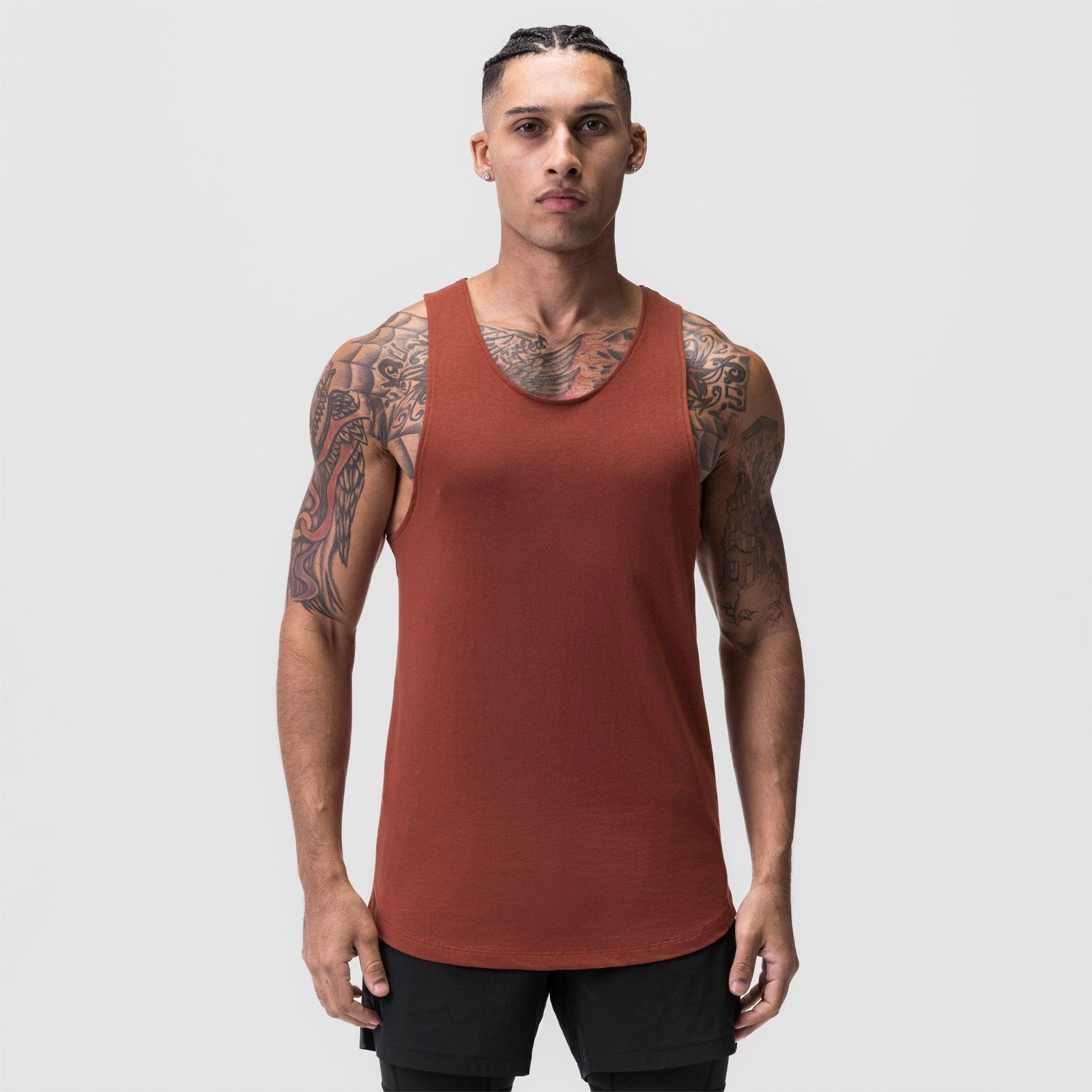 0808. Supima® Vented Tank - Rust Product Image