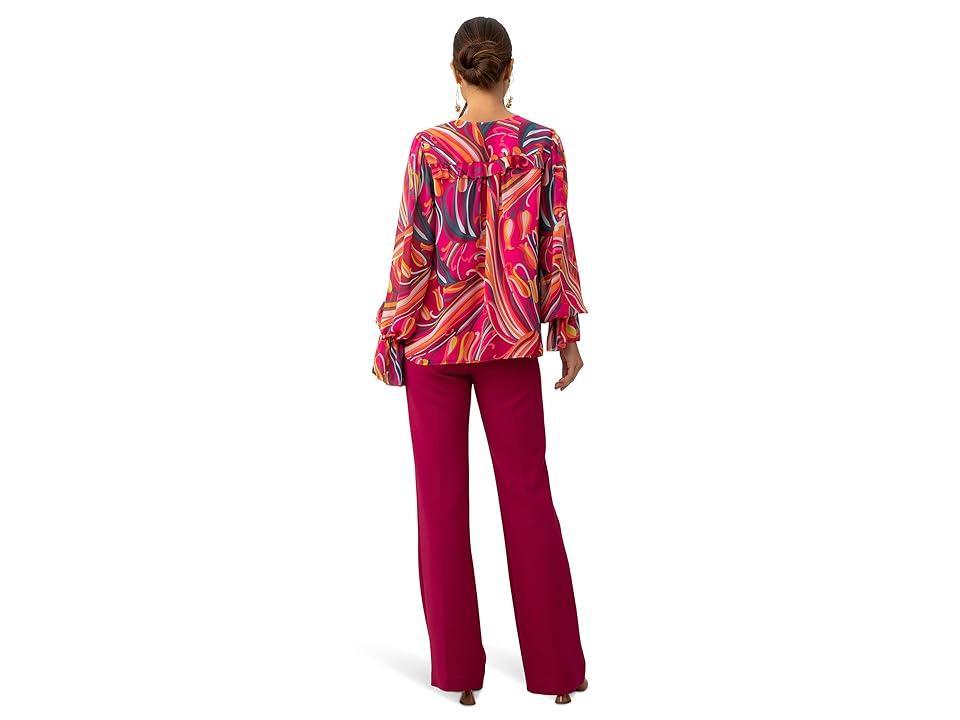 Trina Turk Broome Top (Radio City Rose Multi) Women's Blouse Product Image