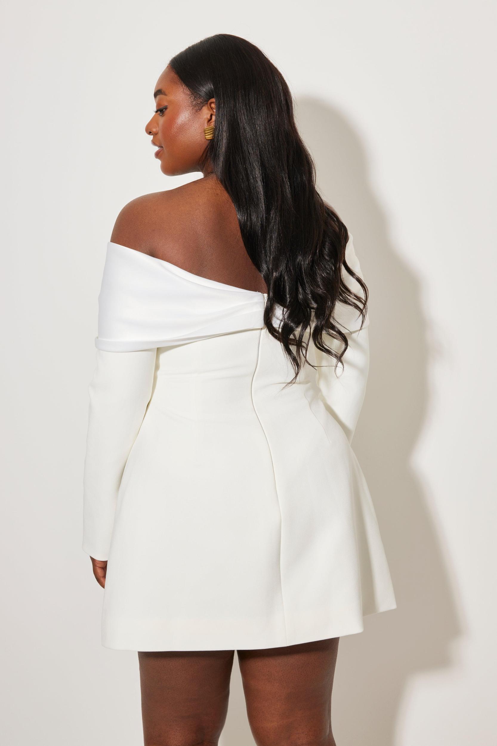 The Ultimate Muse Bow Mini Dress Product Image