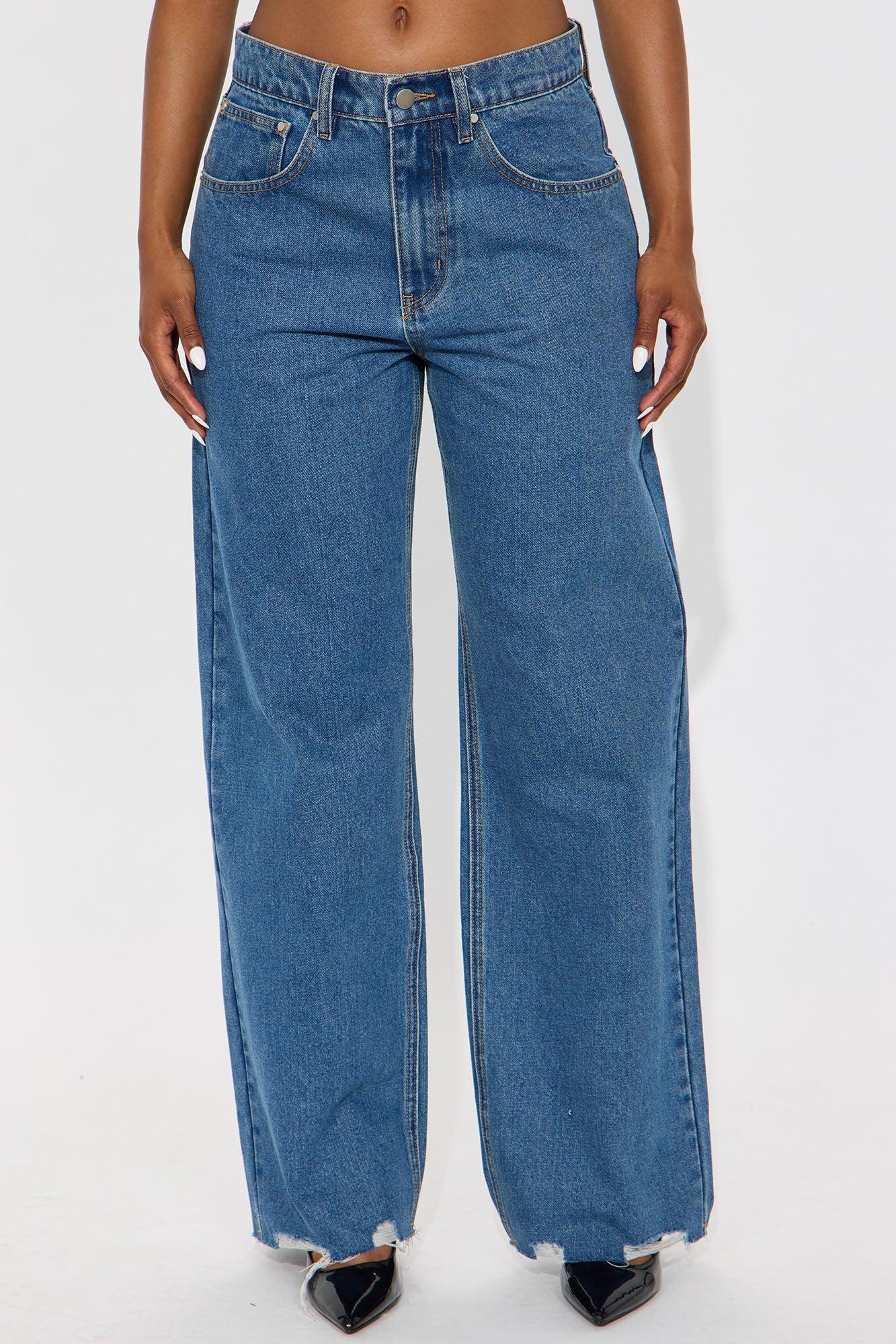 Timeless Straight Leg Dad Jeans - Medium Wash Product Image