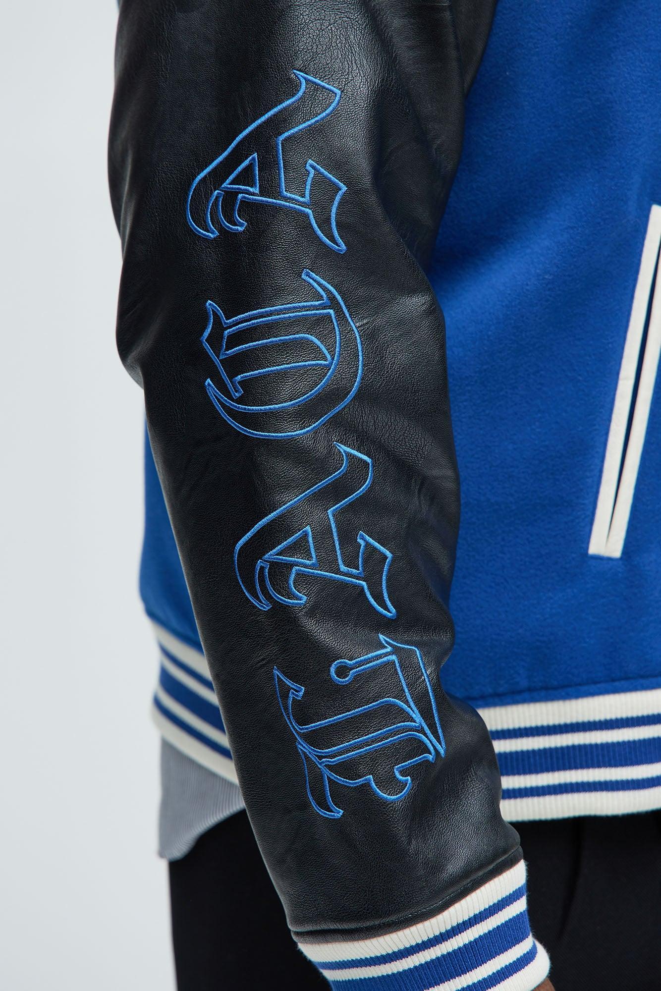 Angel Varsity Jacket - Blue Product Image