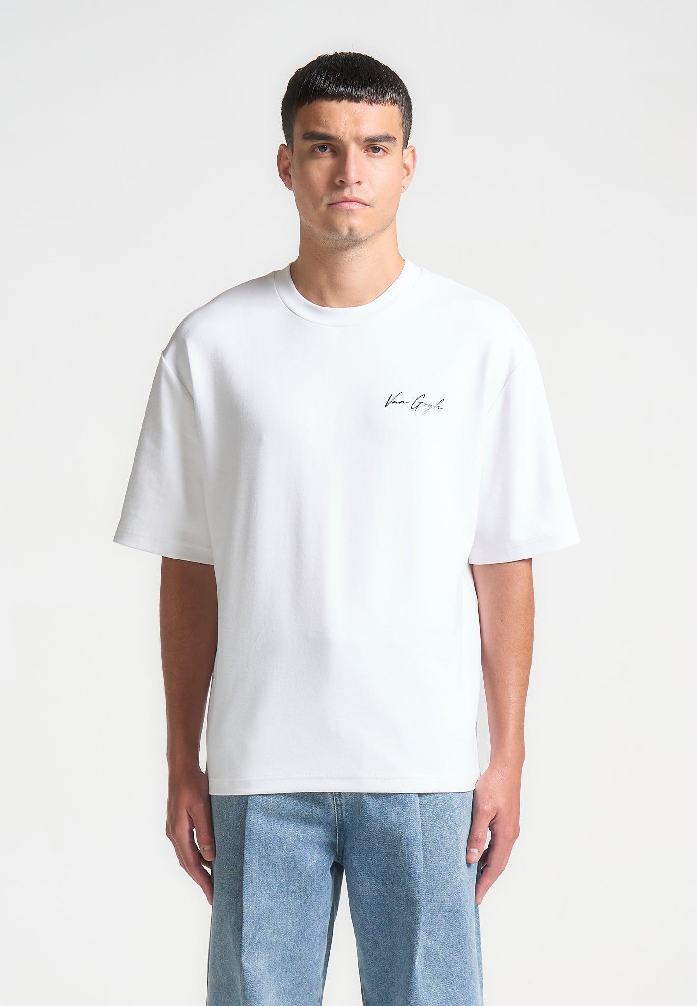 Piece De Resistance - Van Gogh T-Shirt - White Male Product Image