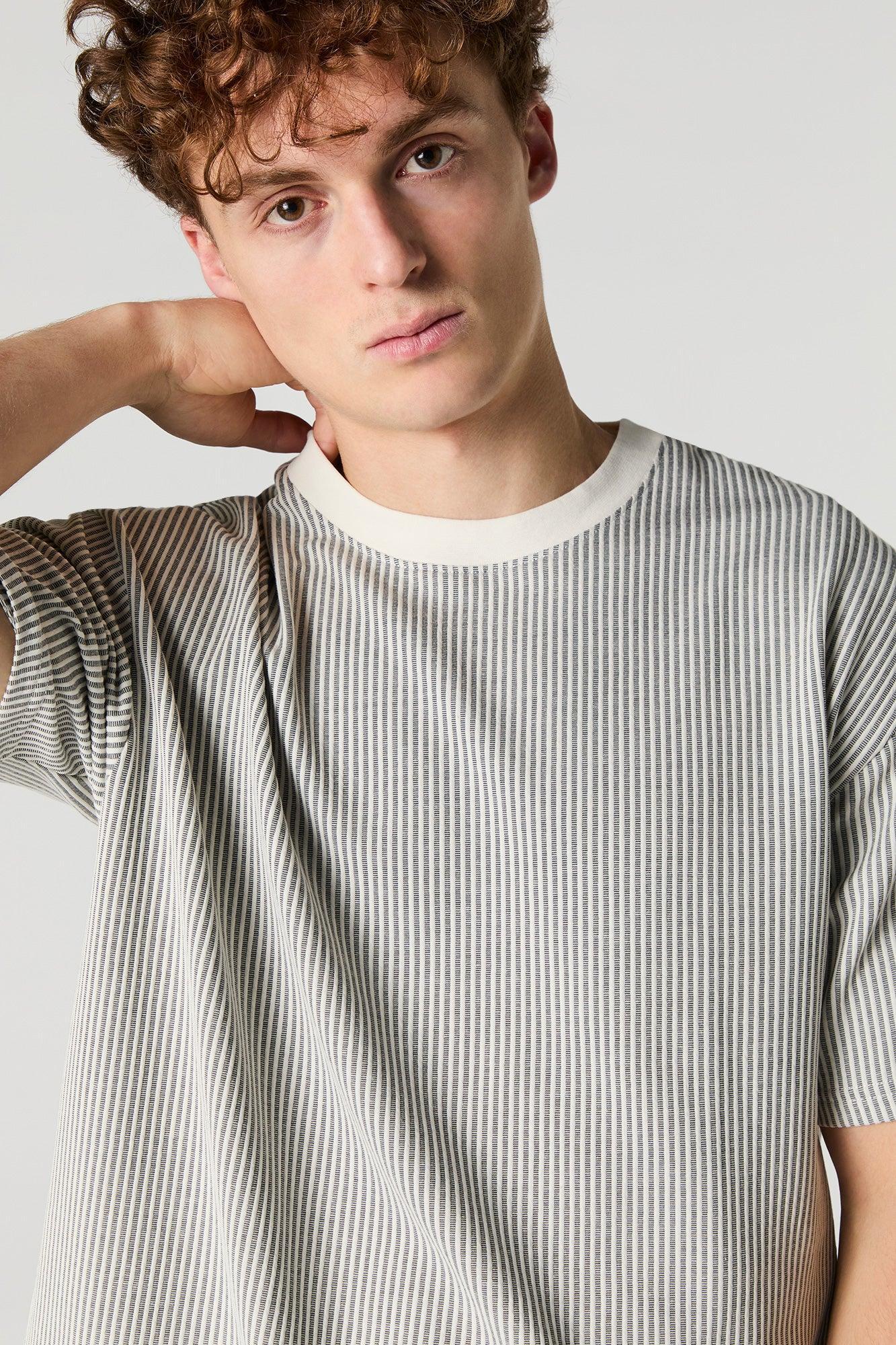 Knit Crewneck T-Shirt Male Product Image
