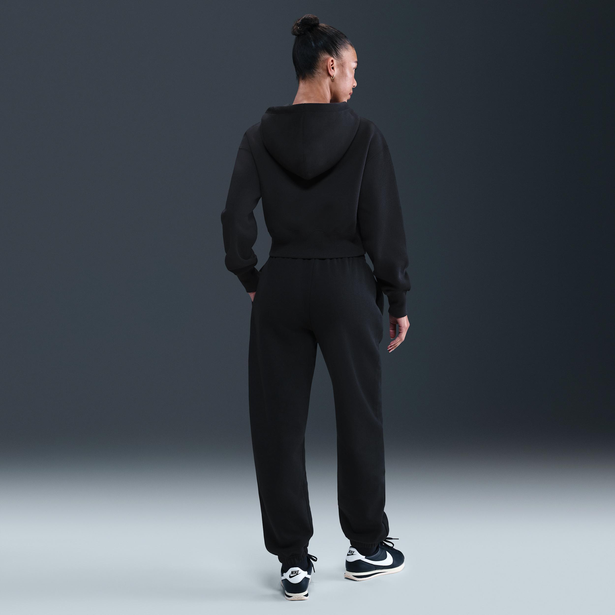 Women's Nike Sportswear Phoenix Fleece Loose Full-Zip Cropped Hoodie Product Image