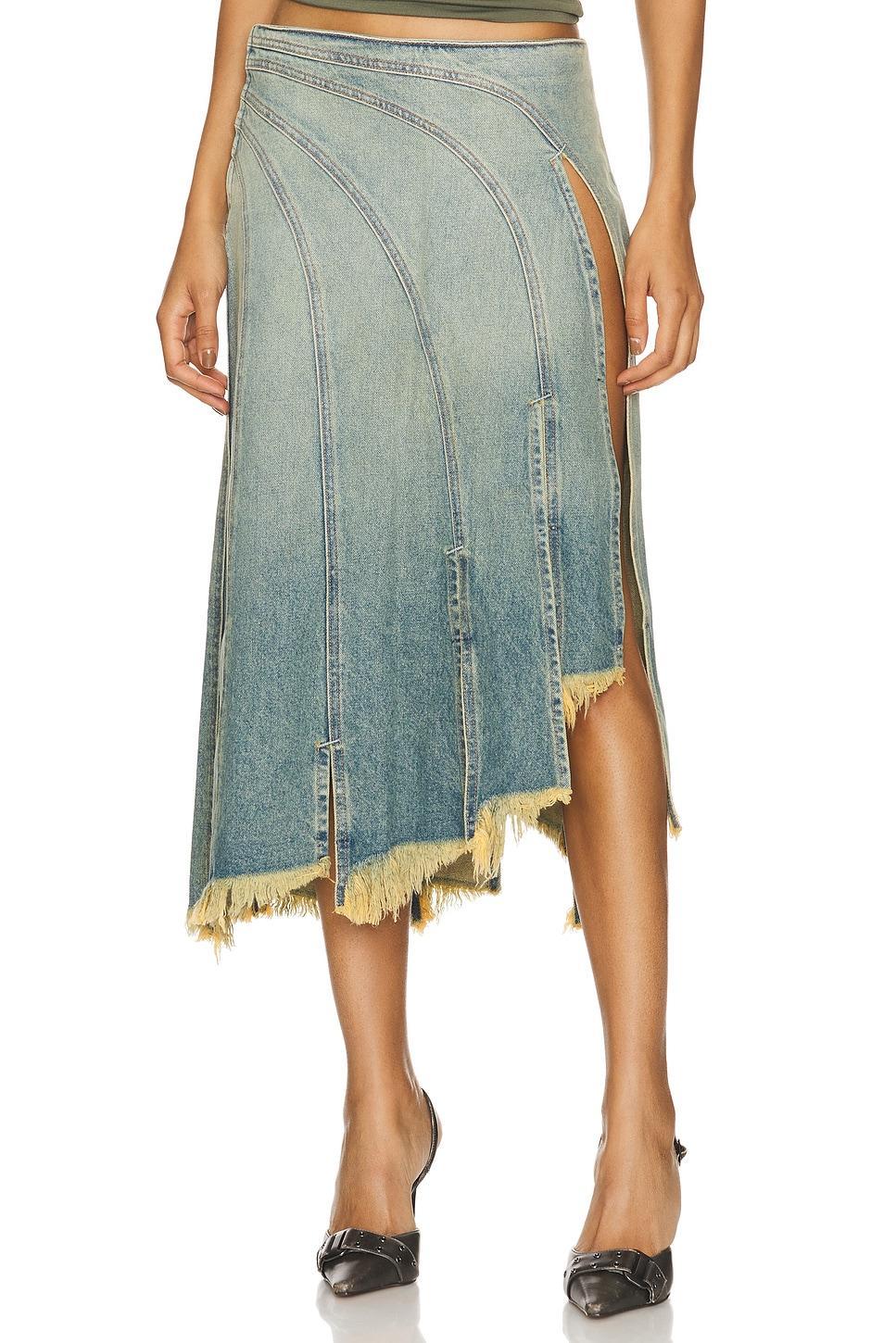 Sorriso Maxi Skirt EB Denim Product Image